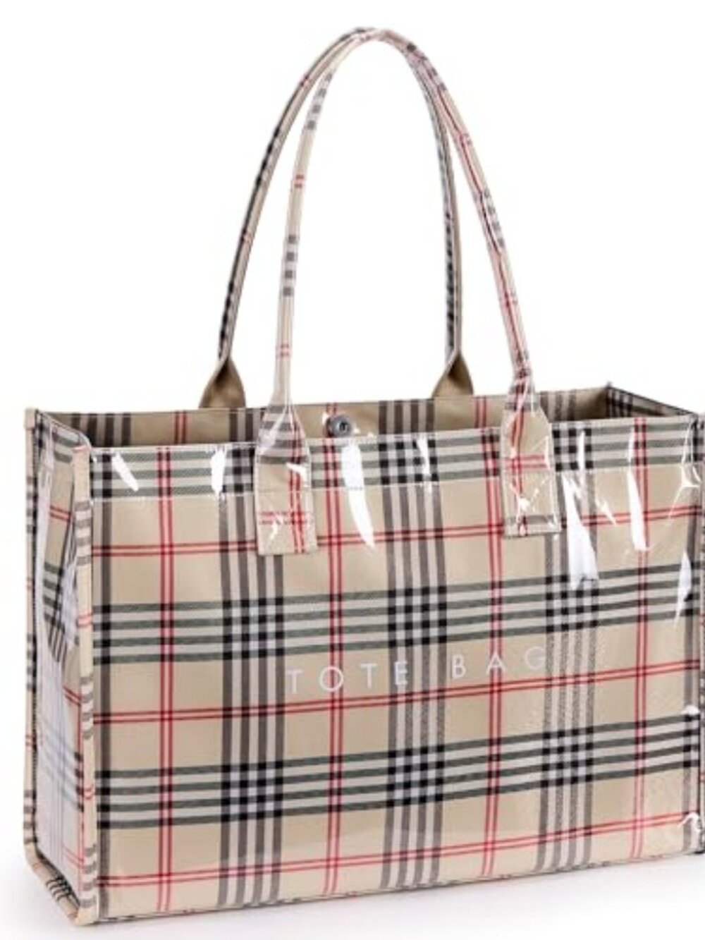 Tote Bag Women’s Kraft Paper Work Handbags Purses with Top Handle